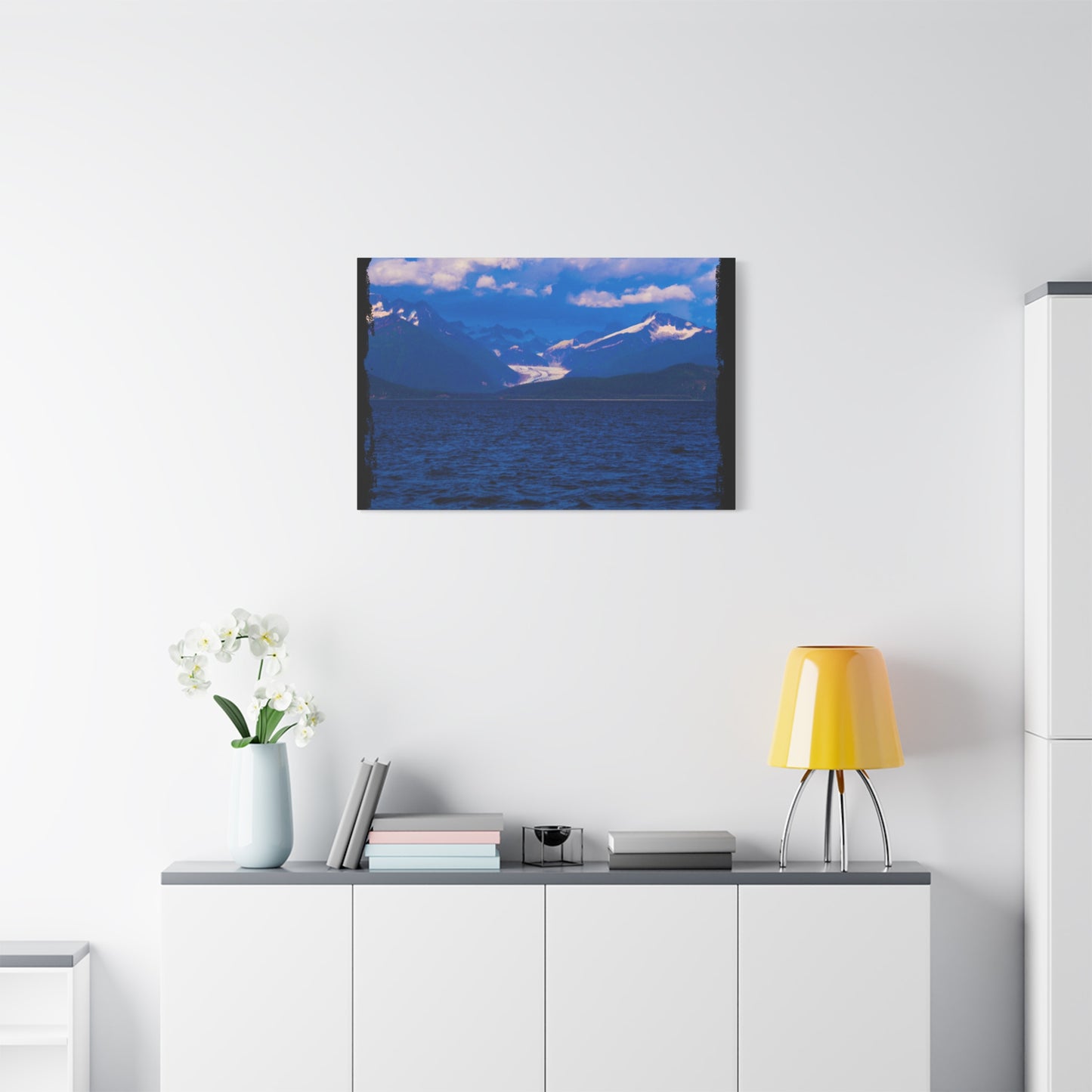 Canvas Print Distant Glacier Photography