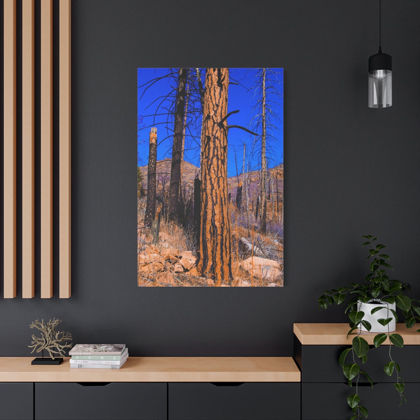 Canvas Print - Thunder Struck Tree Photo