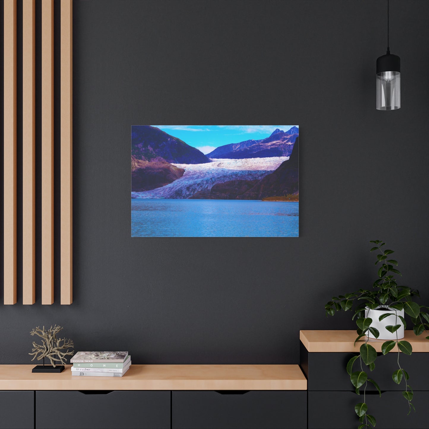 Canvas Print - Gorgeous Glacier Photo