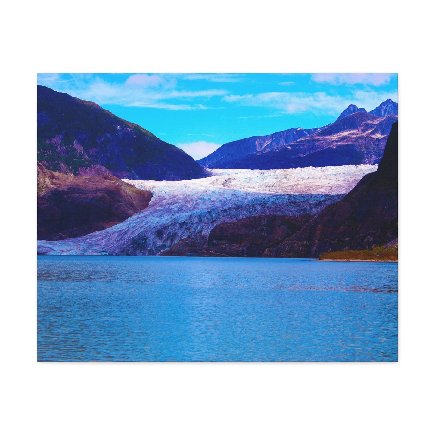 Canvas Print - Gorgeous Glacier Photo