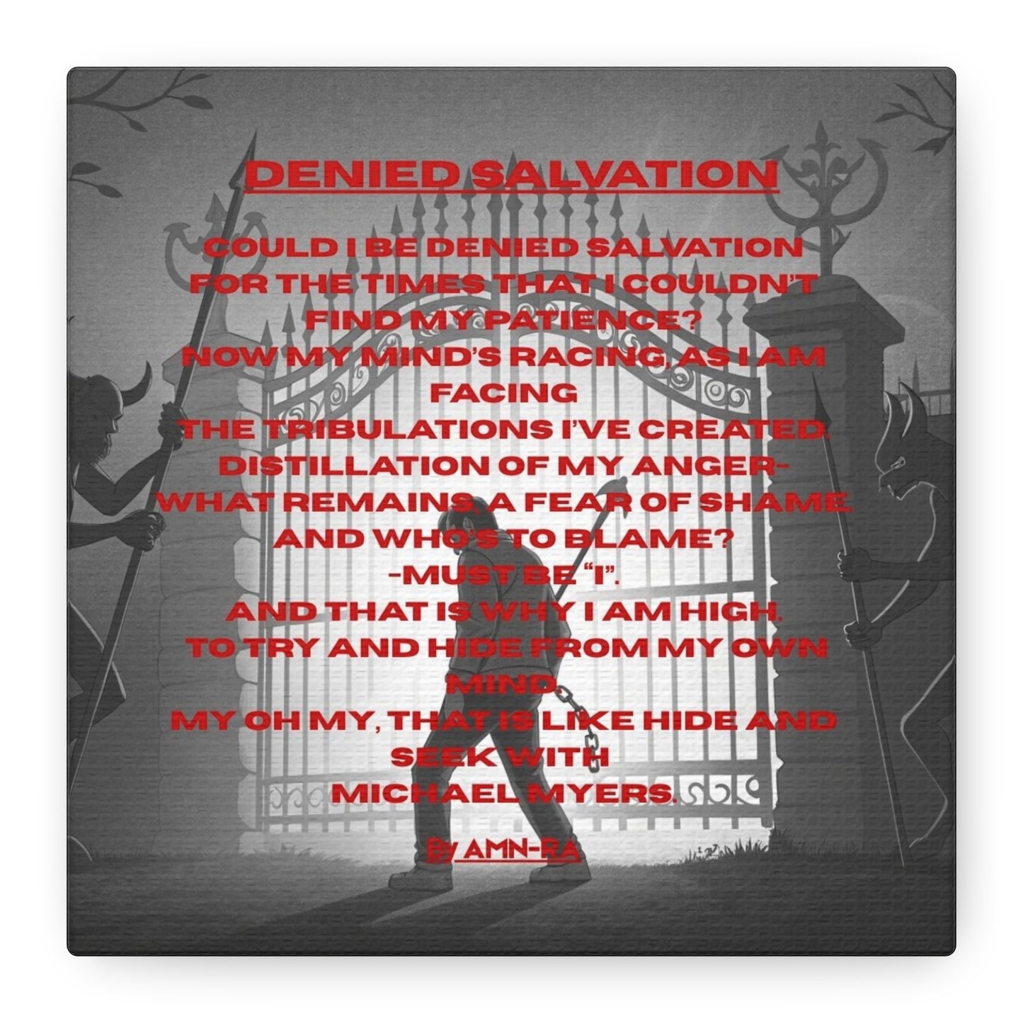Canvas Print - Denied Salvation - By AMN-RA
