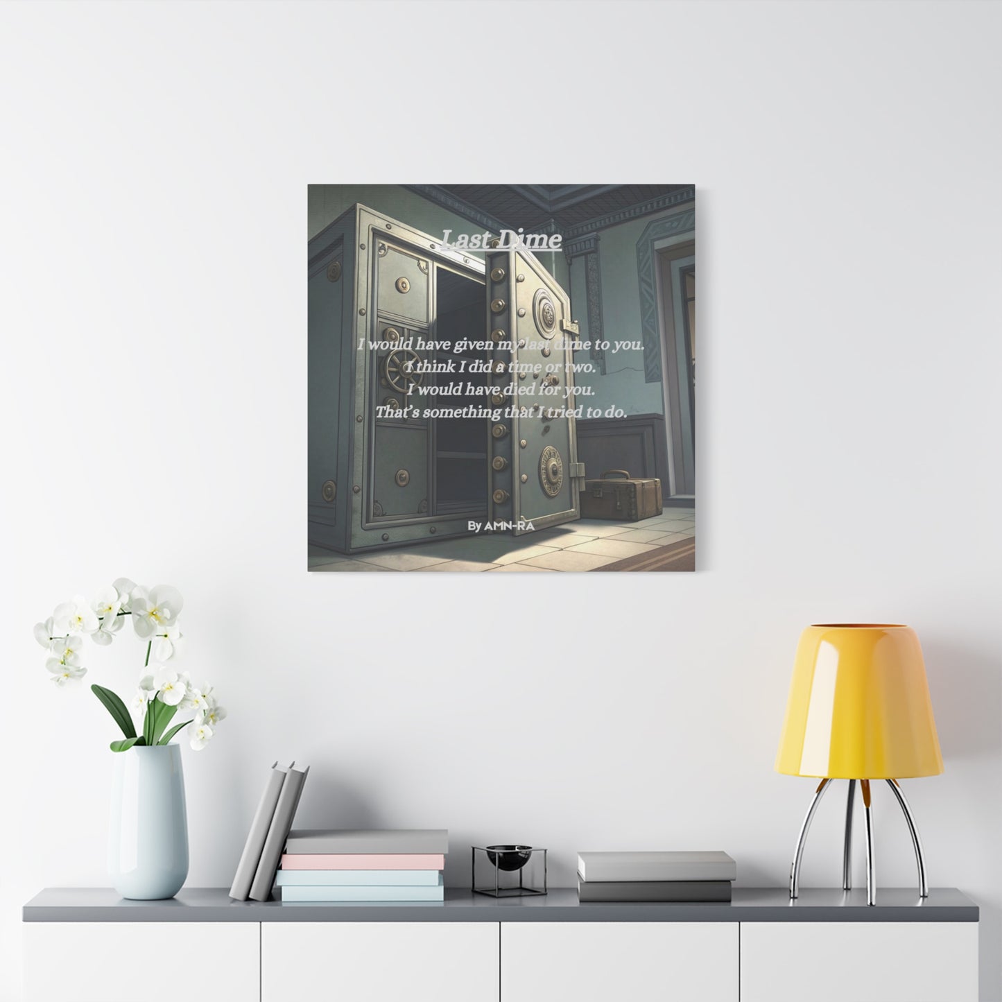 Canvas Poster - Full Color "Last Dime" by AMN_RA