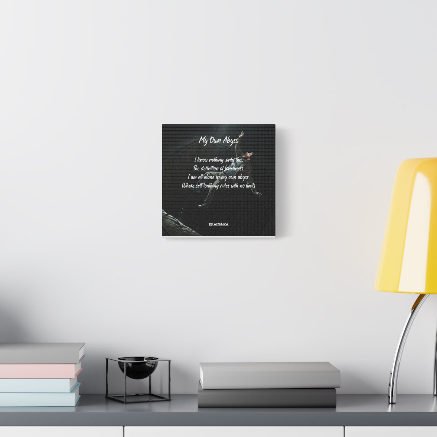 Canvas Poster - Full Color "My Own Abyss" by AMN_RA