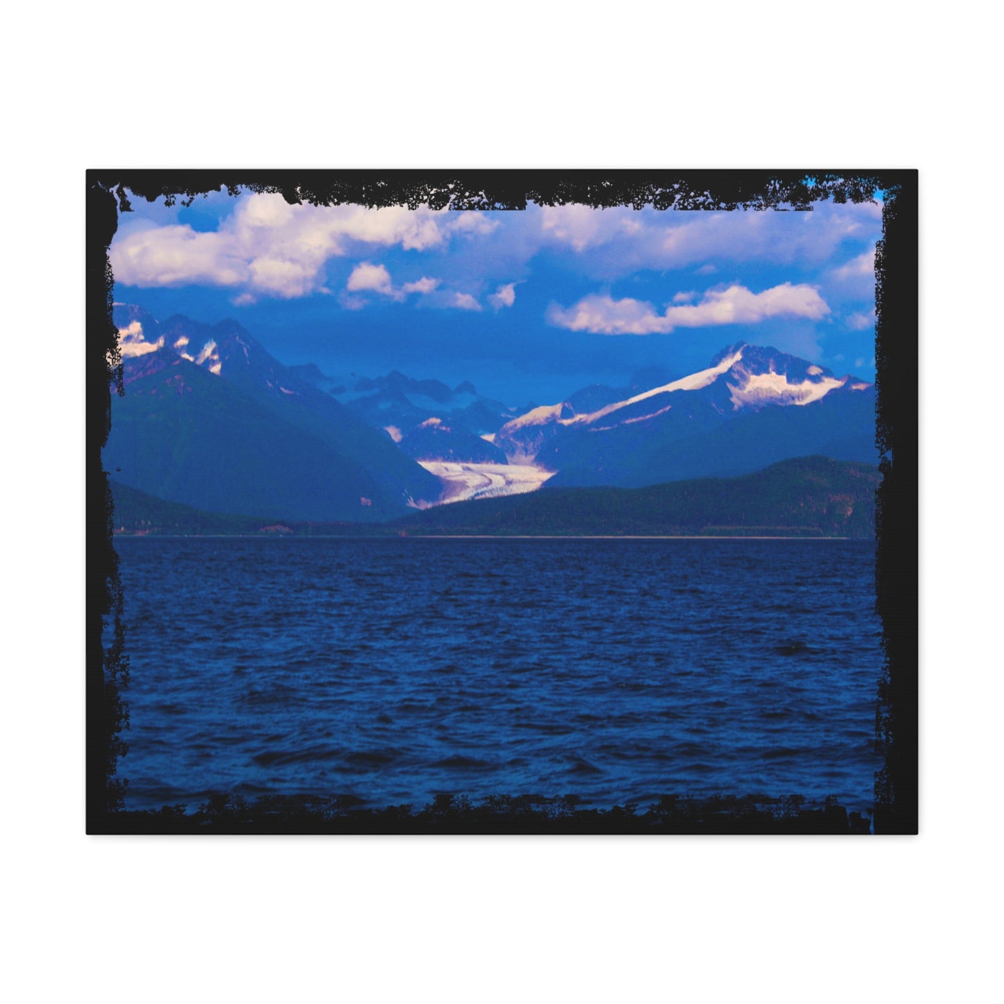 Canvas Print Distant Glacier Photography