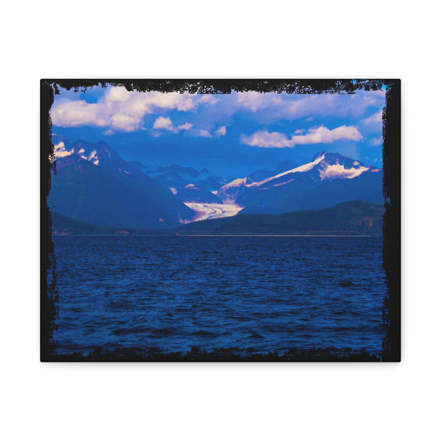 Canvas Print Distant Glacier Photography