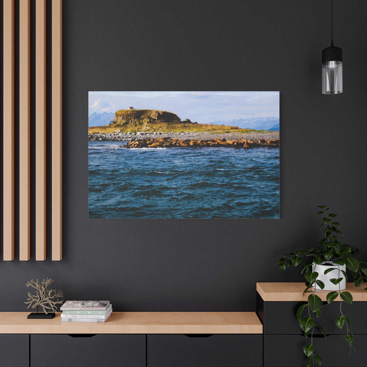 Canvas Print - Photo of Seal Island
