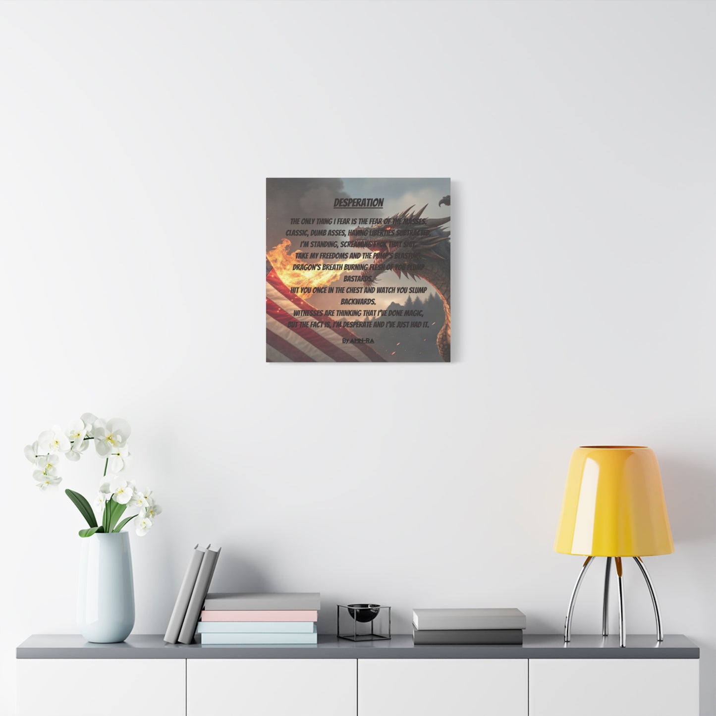 Canvas Print - Desperation By AMN-RA