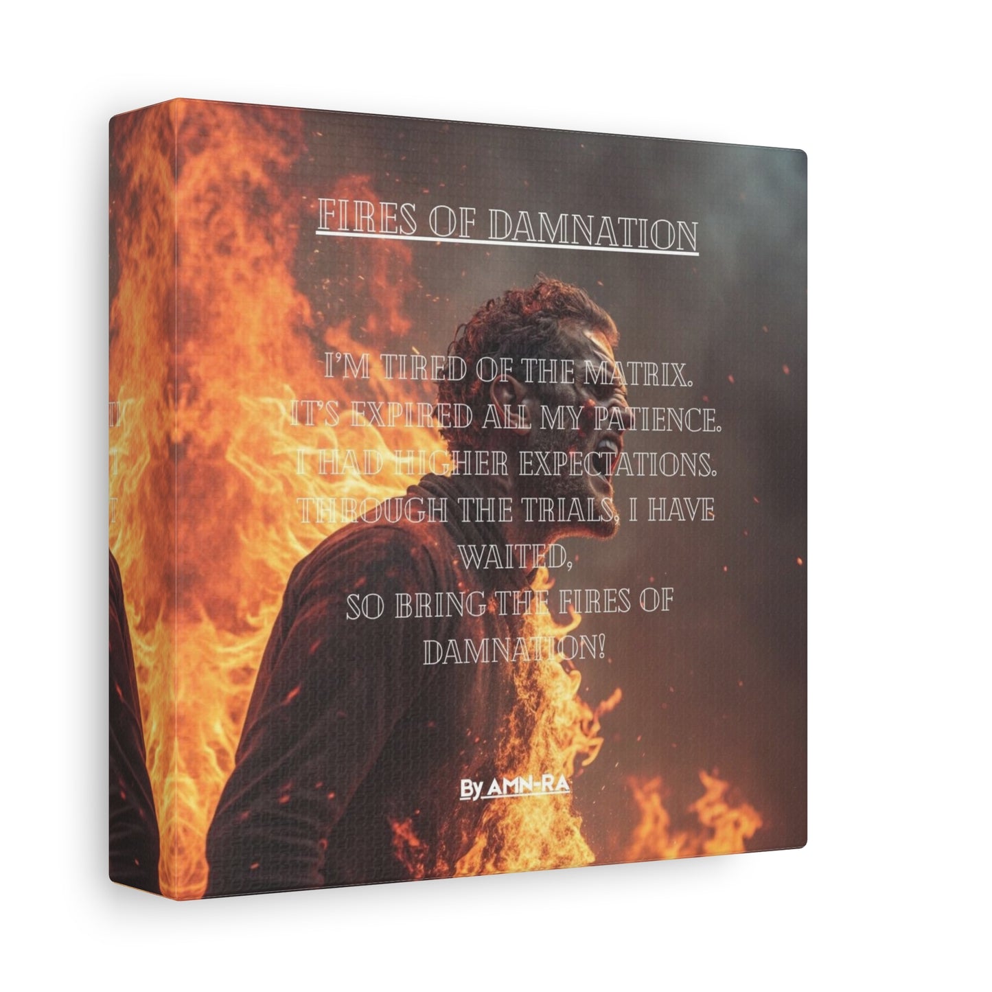 Canvas Print - Fires of Damnation By AMN-RA