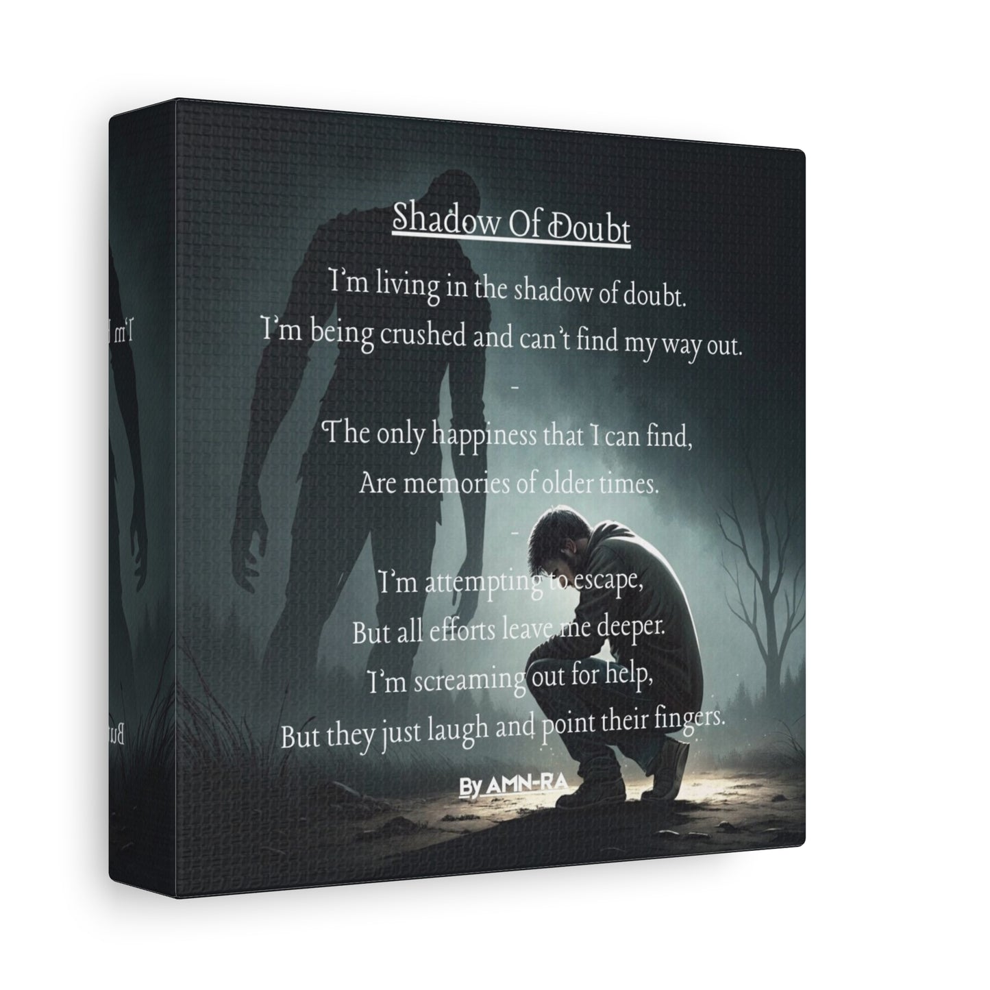 Canvas Poster - Full Color "Shadow Of Doubt" by AMN_RA