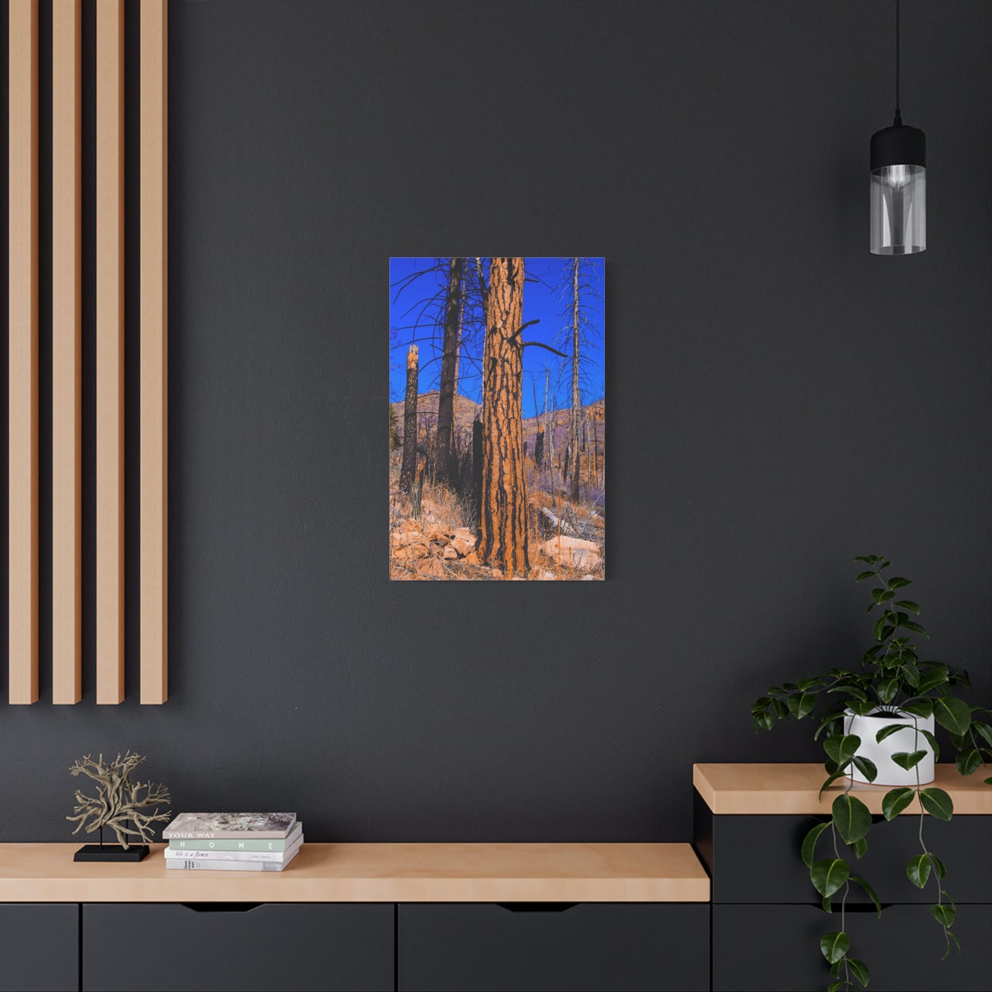 Canvas Print - Thunder Struck Tree Photo