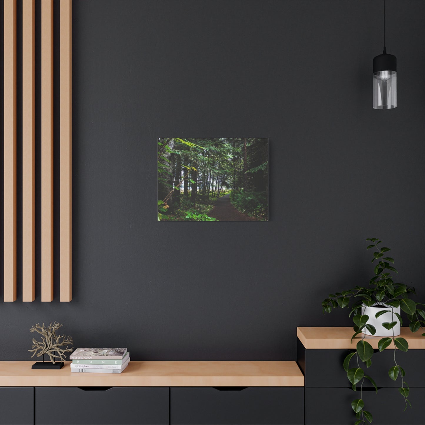 Copy of Canvas Art Print - Trail Through The Trees-Photograph