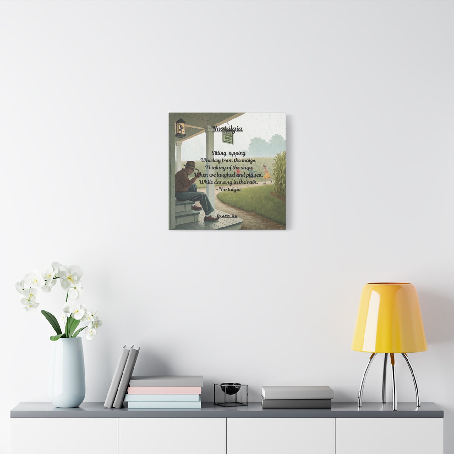 Canvas Poster - Full Color "Nostalgia" by AMN_RA