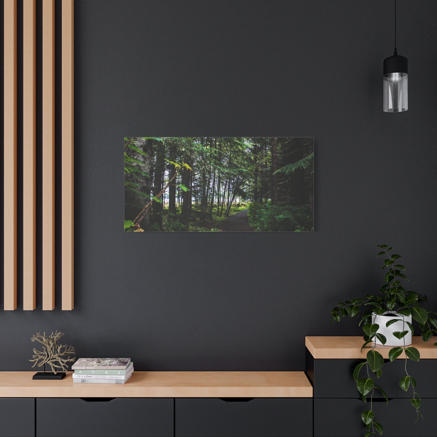 Copy of Canvas Art Print - Trail Through The Trees-Photograph