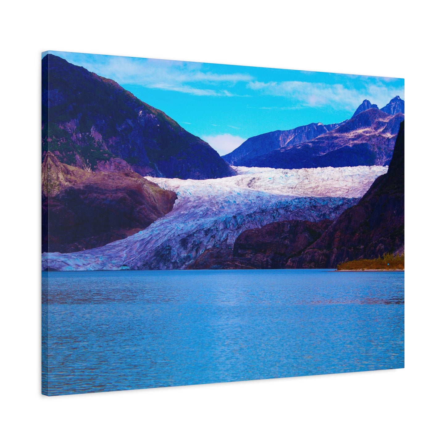 Canvas Print - Gorgeous Glacier Photo