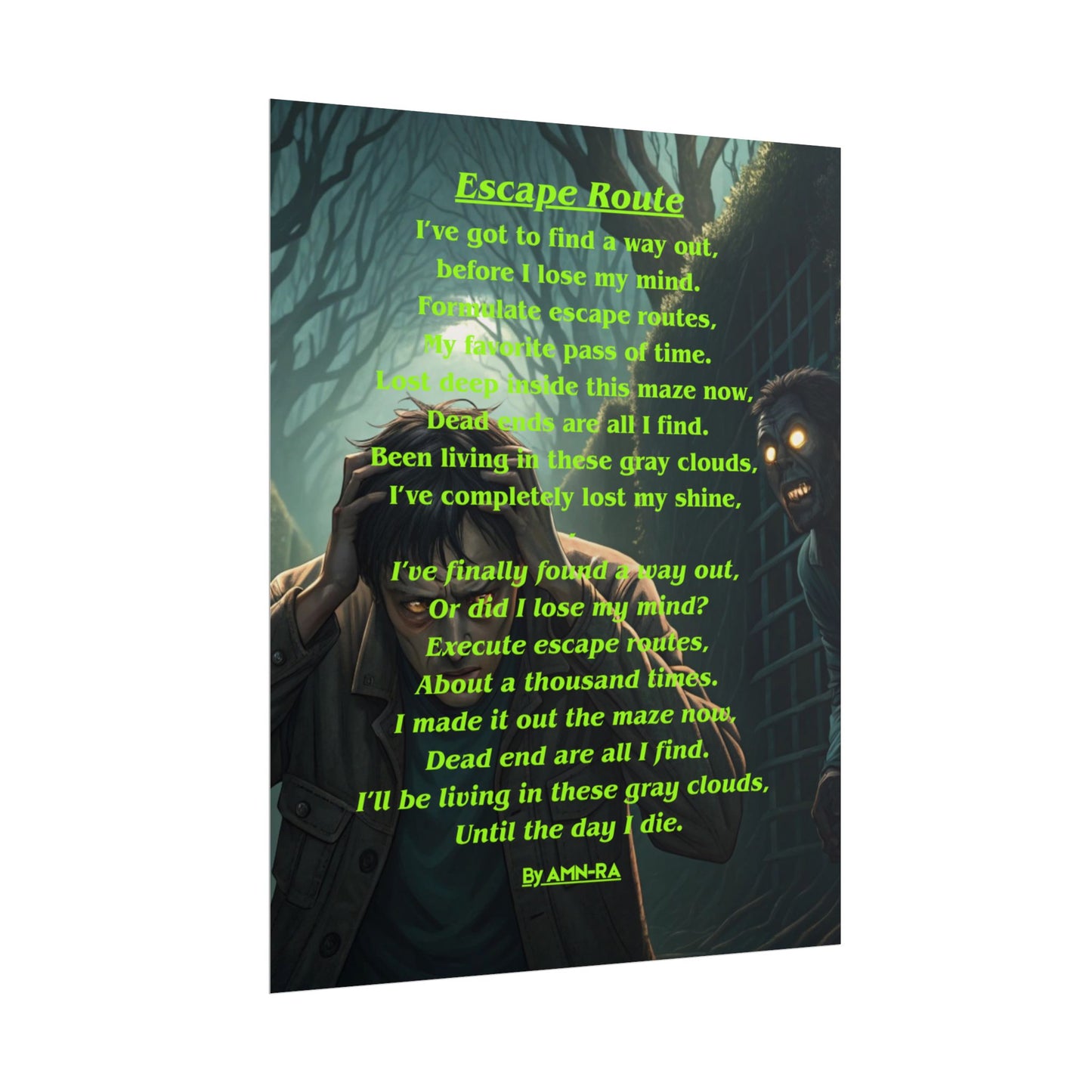 Print Poster - Escape Route - By AMN-RA