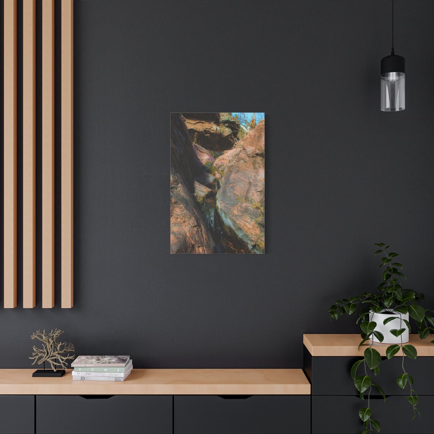 Canvas Print Small Waterfall