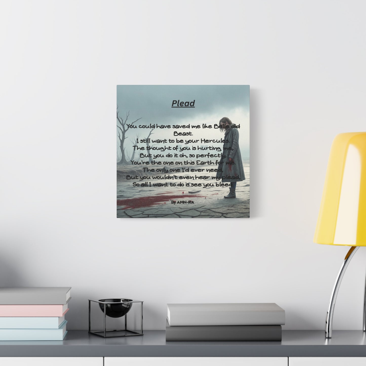 Canvas Poster - Full Color "Plead" by AMN_RA
