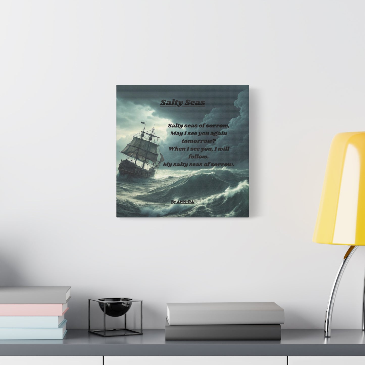 Canvas Poster - Full Color "Salty Seas" by AMN_RA