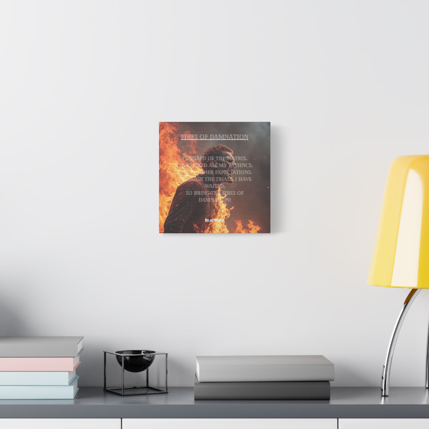 Canvas Print - Fires of Damnation By AMN-RA