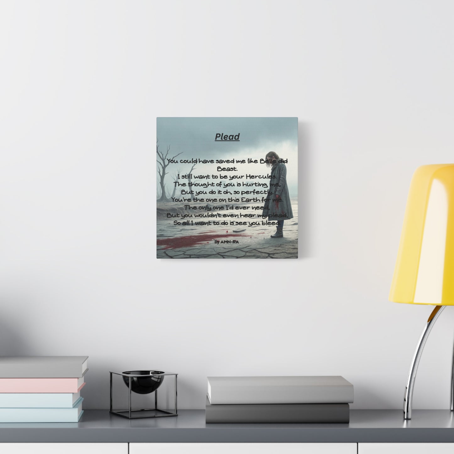 Canvas Poster - Full Color "Plead" by AMN_RA