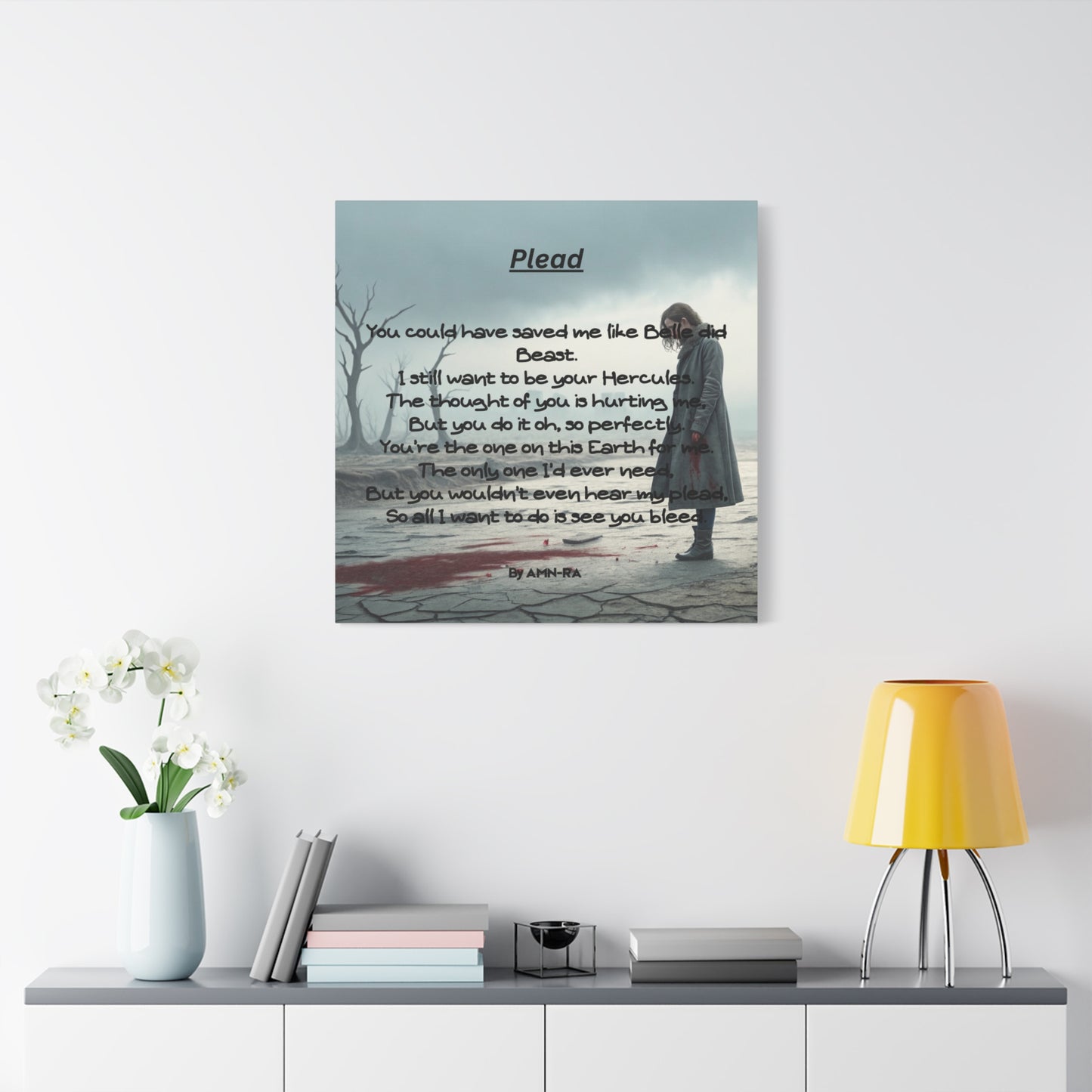 Canvas Poster - Full Color "Plead" by AMN_RA
