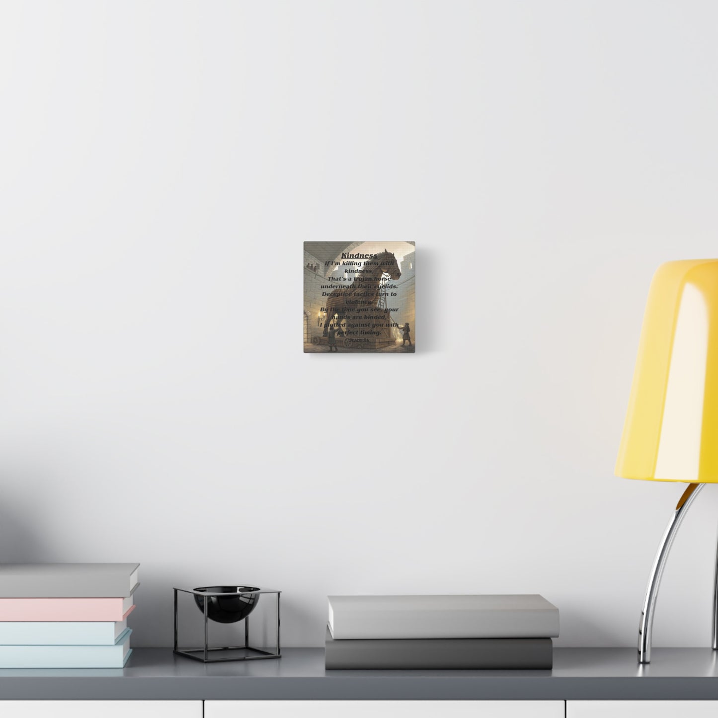 Canvas Print - 'Kindness' Poem by AMN-RA
