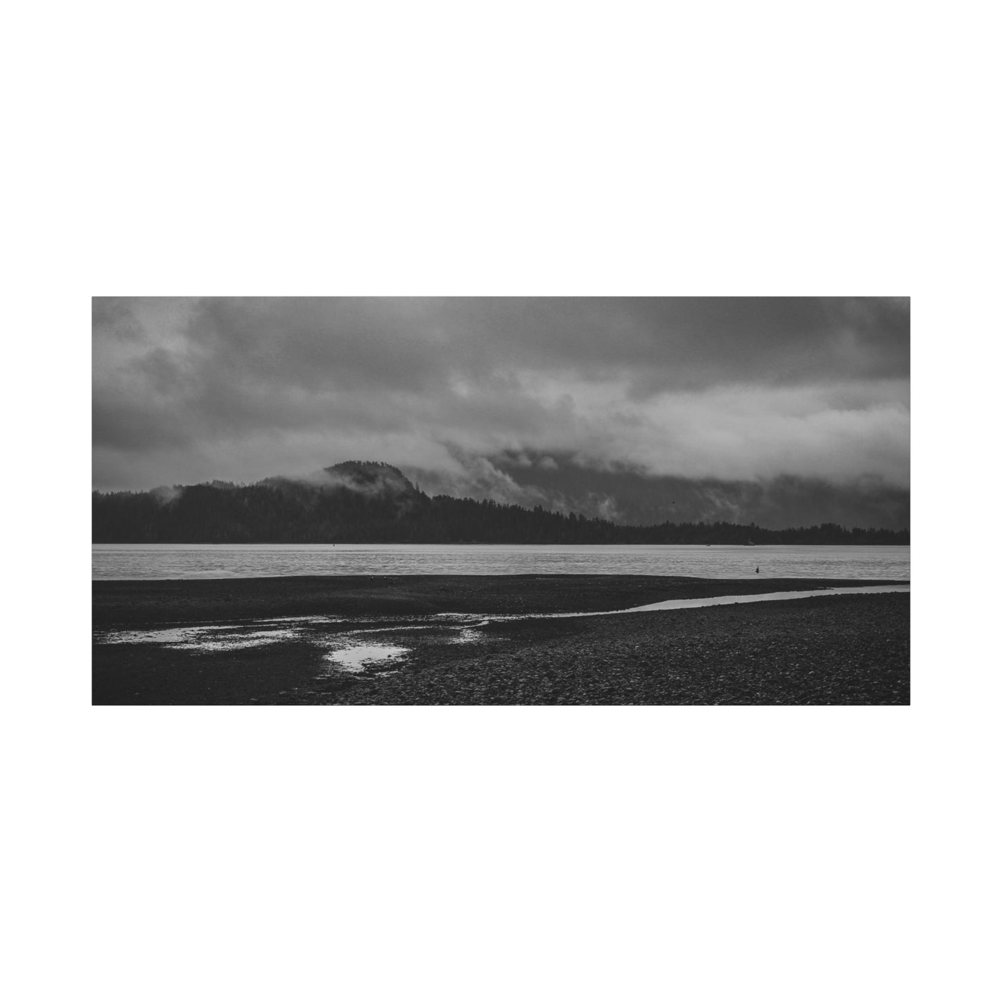 Canvas Print - Foggy Lake Photography