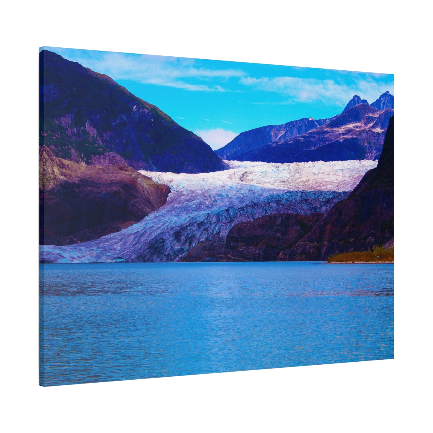Canvas Print - Gorgeous Glacier Photo