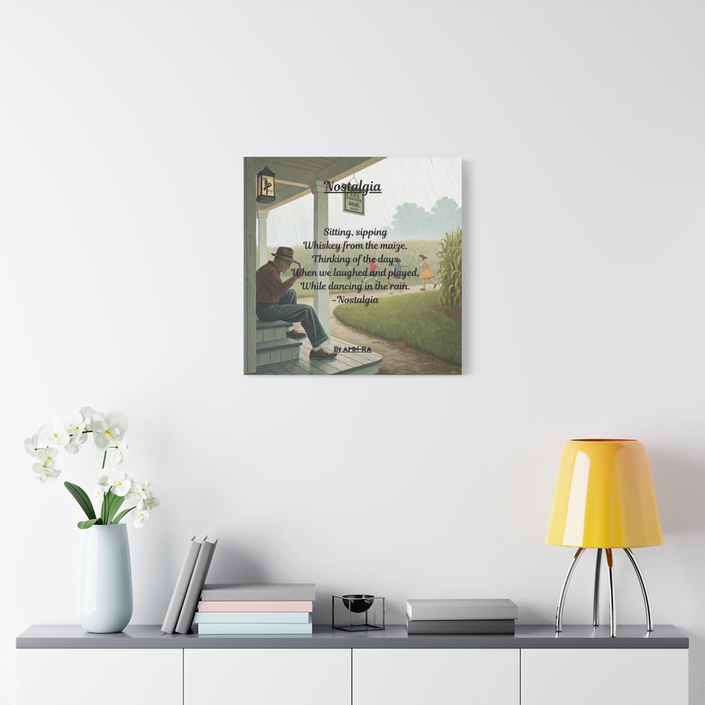 Canvas Poster - Full Color "Nostalgia" by AMN_RA