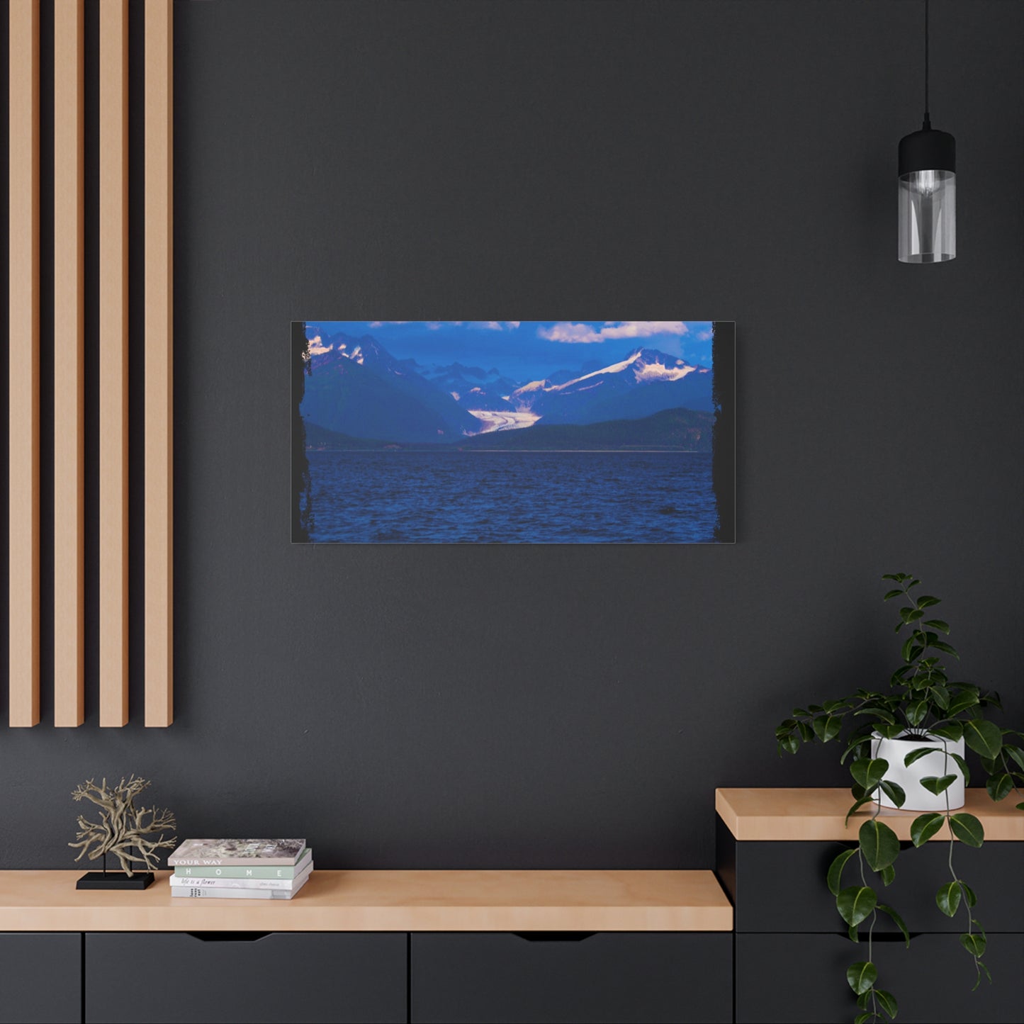 Canvas Print Distant Glacier Photography
