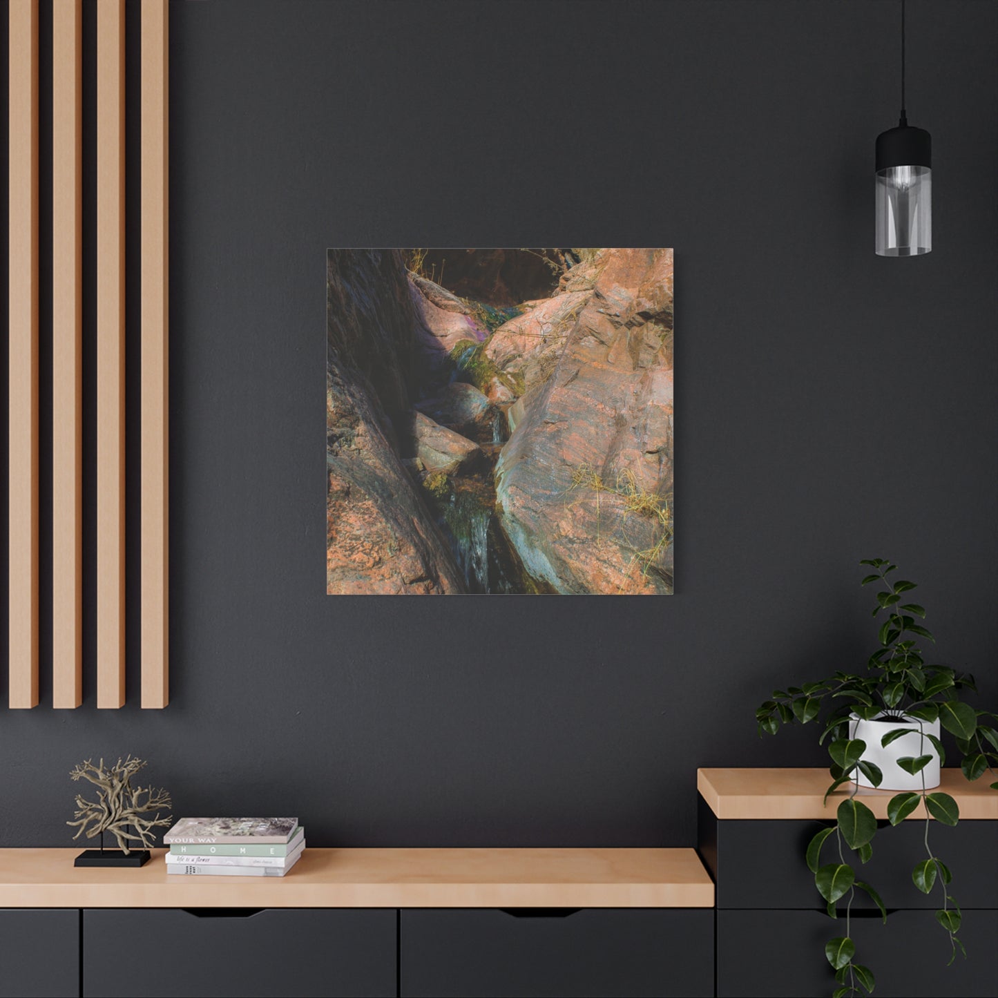 Canvas Print Small Waterfall