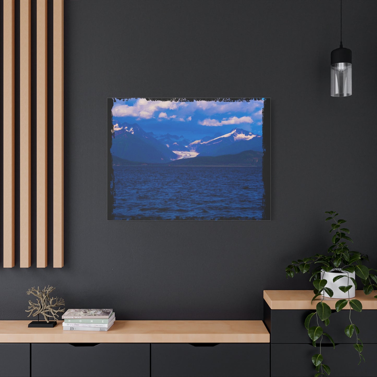Canvas Print Distant Glacier Photography