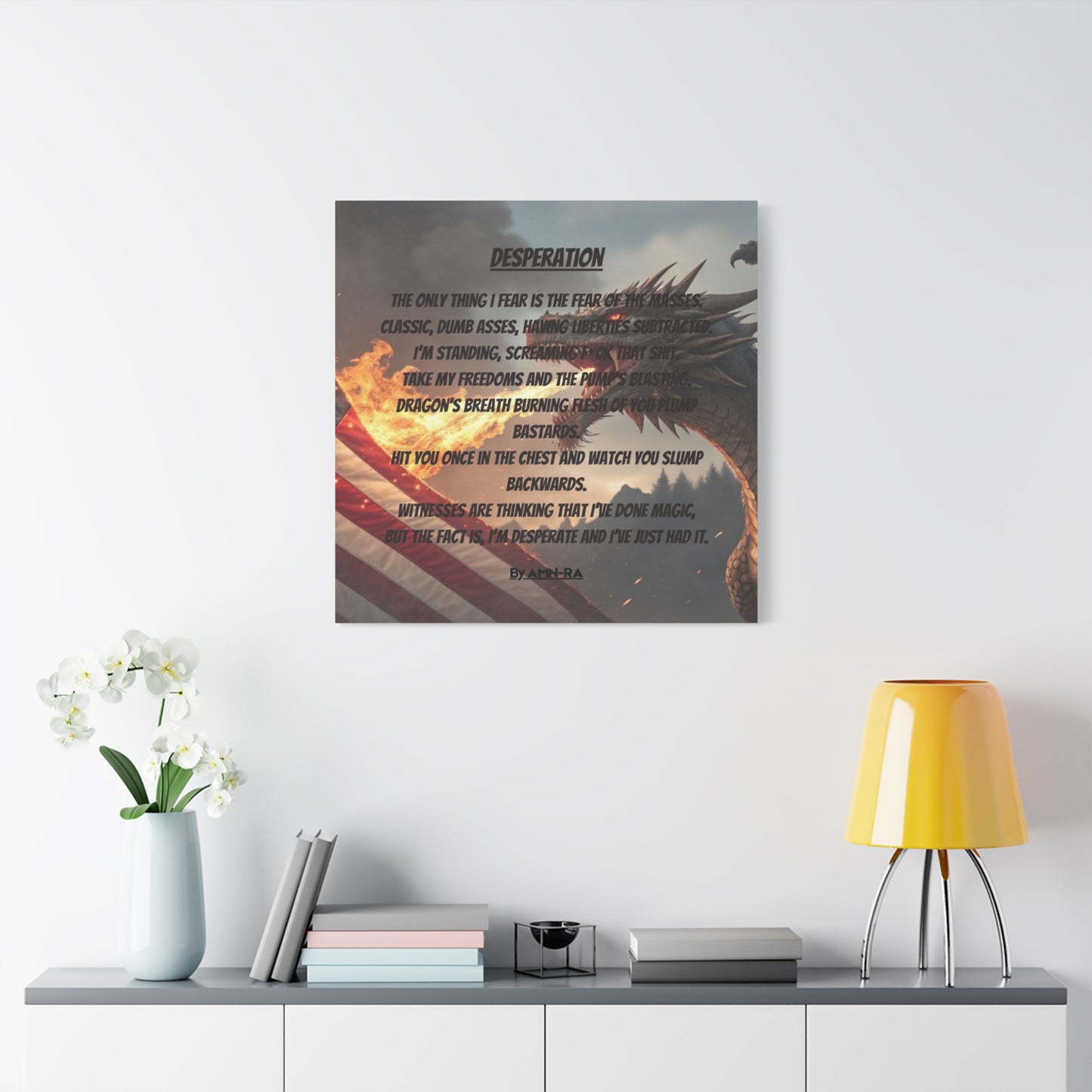 Canvas Print - Desperation By AMN-RA