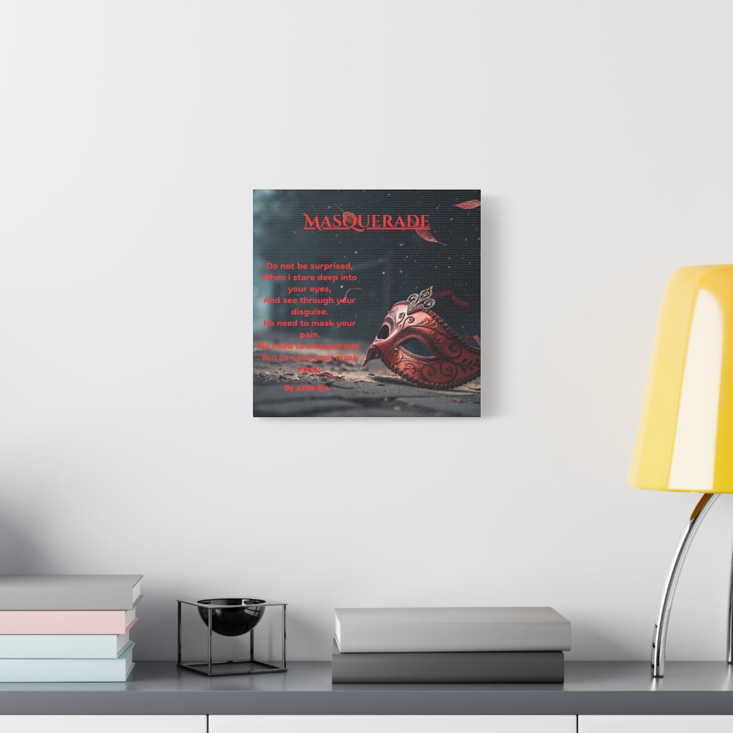 Canvas Poster - Full Color "Masquerade" by AMN_RA