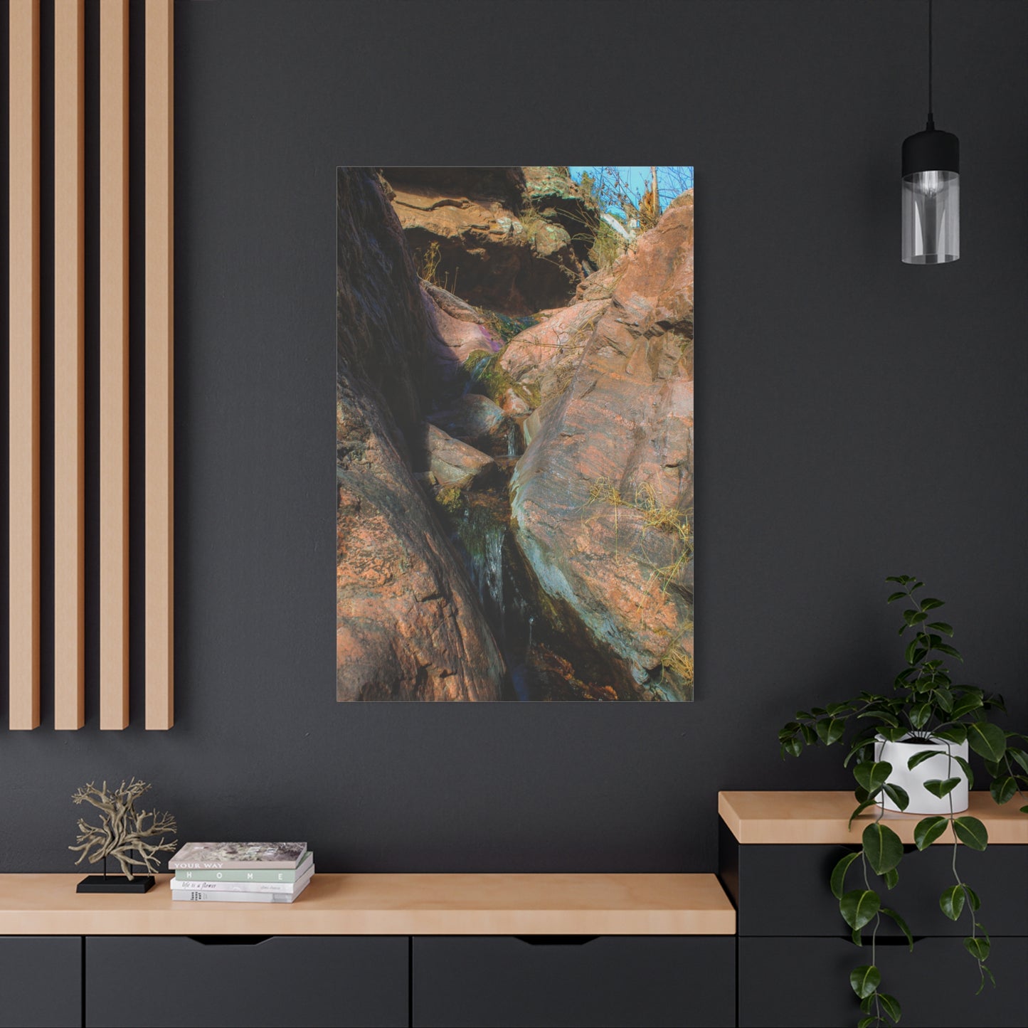Canvas Print Small Waterfall