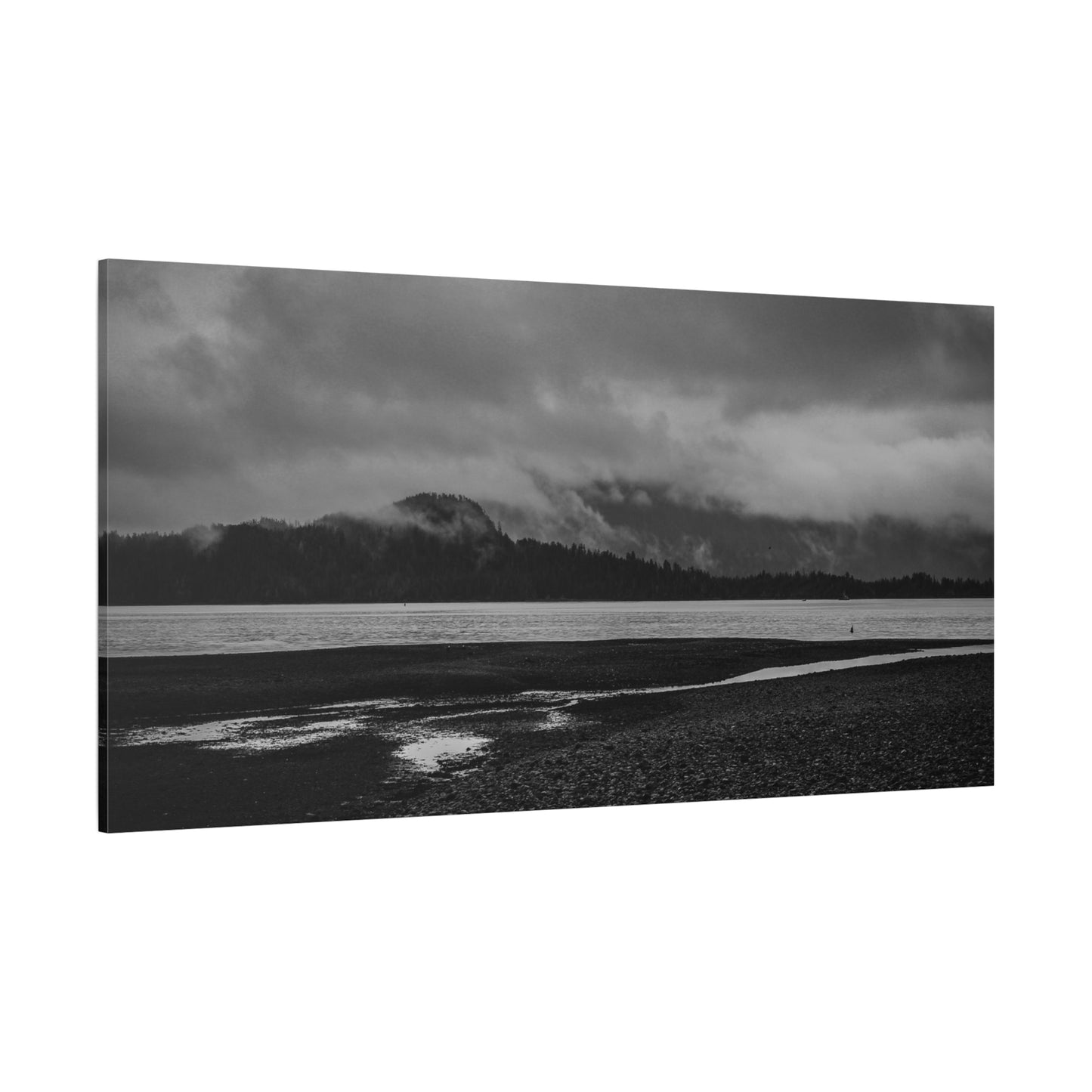 Canvas Print - Foggy Lake Photography