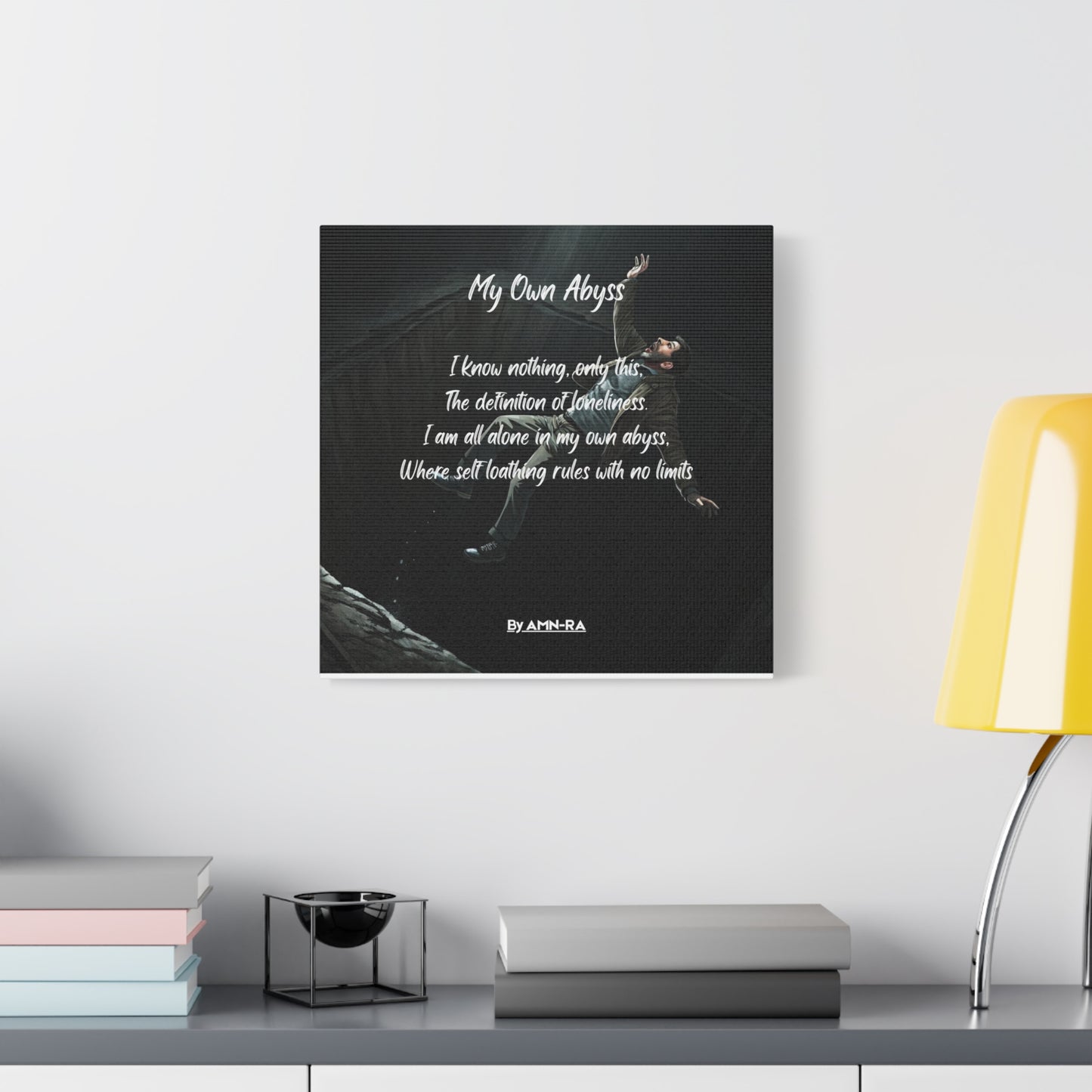Canvas Poster - Full Color "My Own Abyss" by AMN_RA