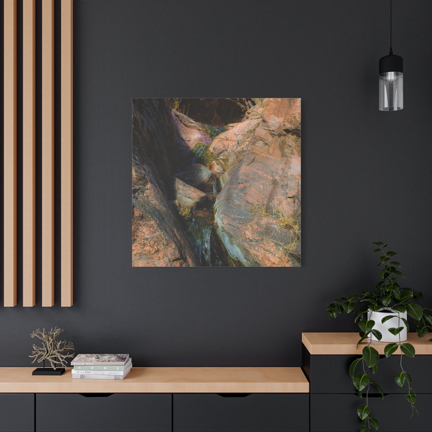 Canvas Print Small Waterfall