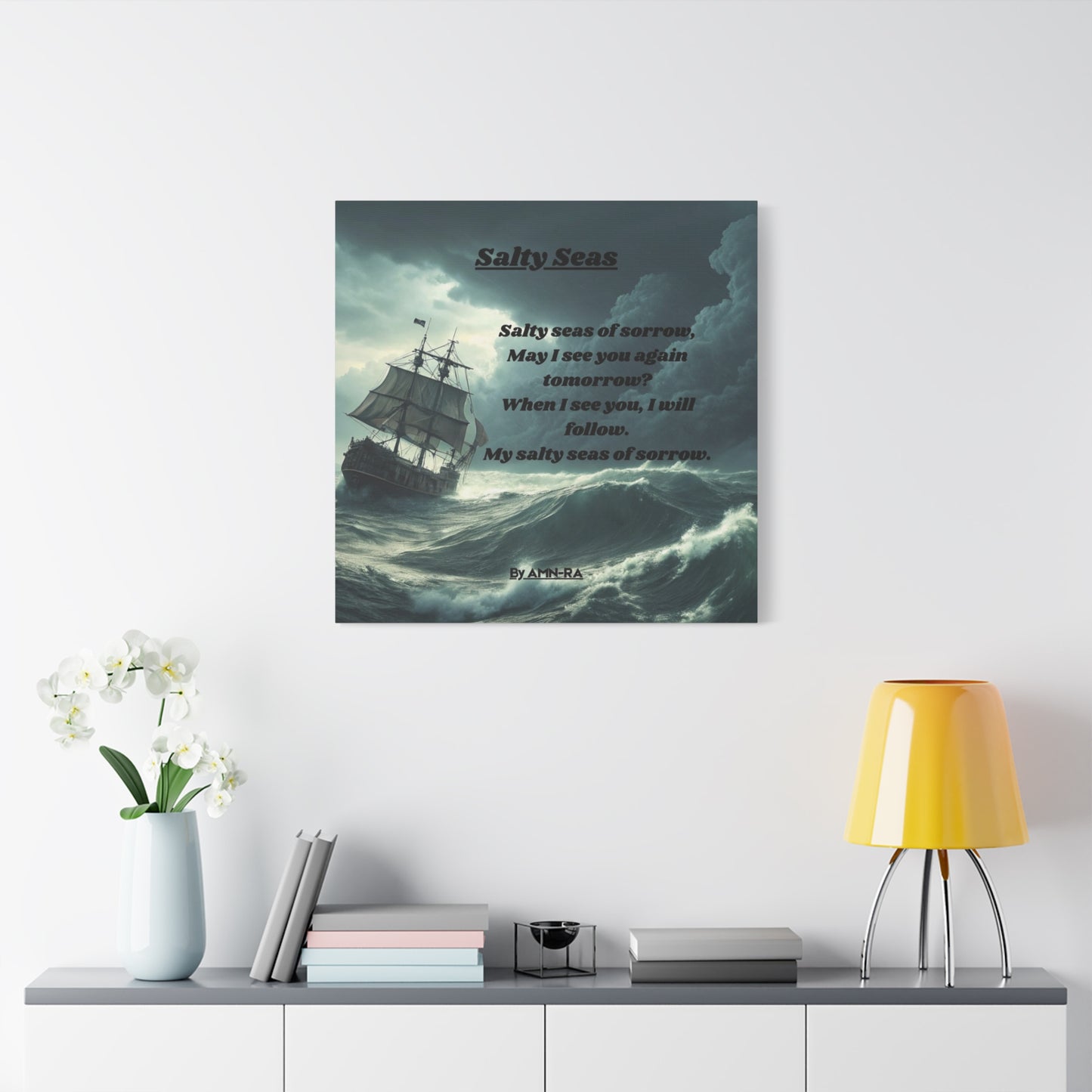 Canvas Poster - Full Color "Salty Seas" by AMN_RA