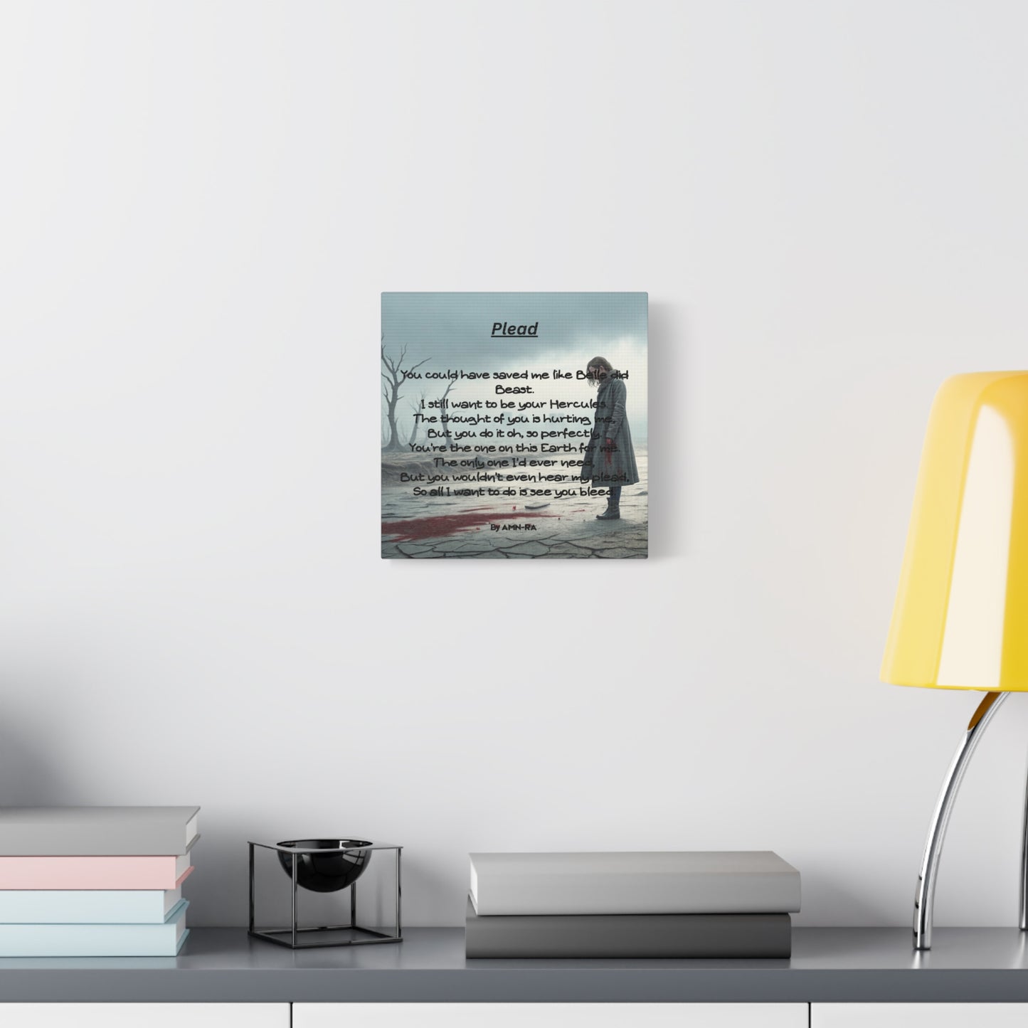Canvas Poster - Full Color "Plead" by AMN_RA