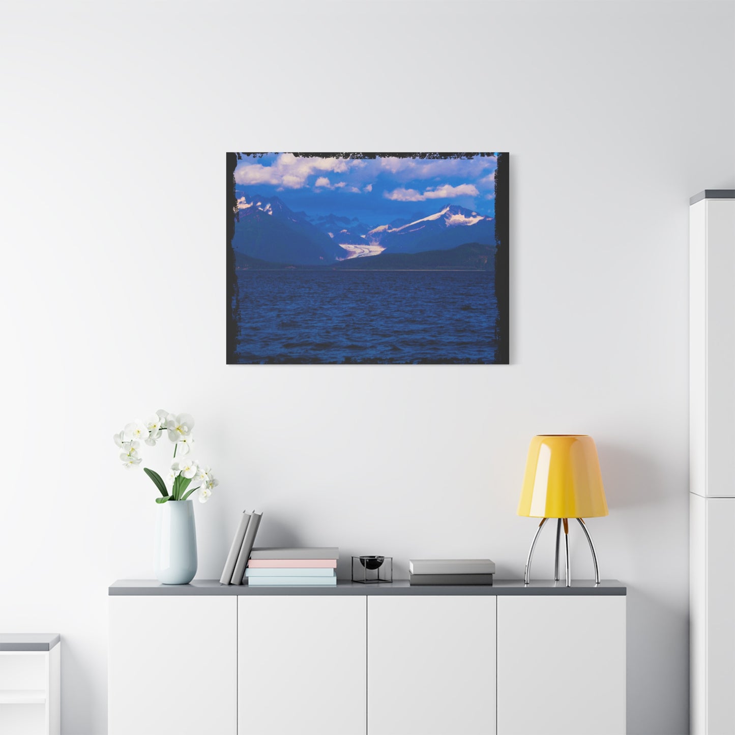 Canvas Print Distant Glacier Photography