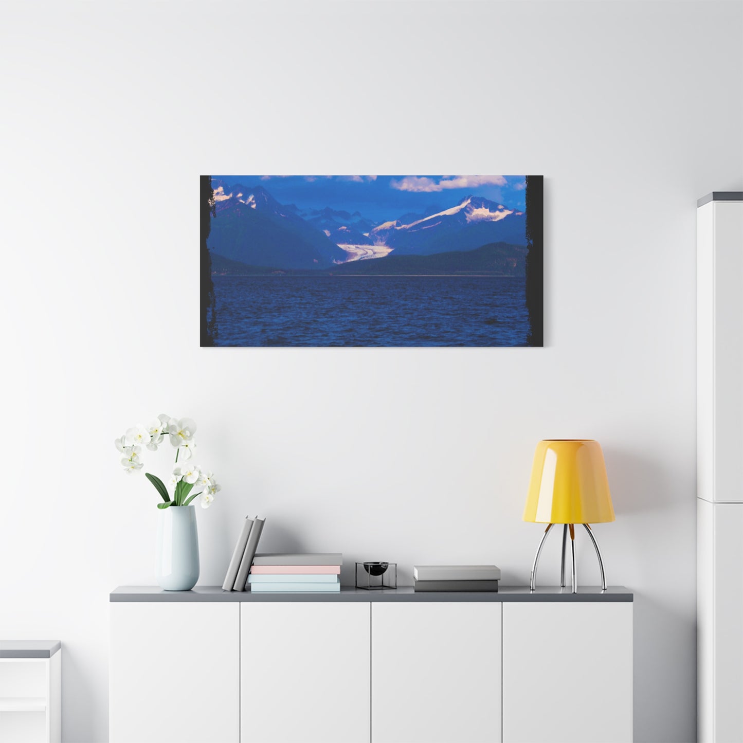 Canvas Print Distant Glacier Photography