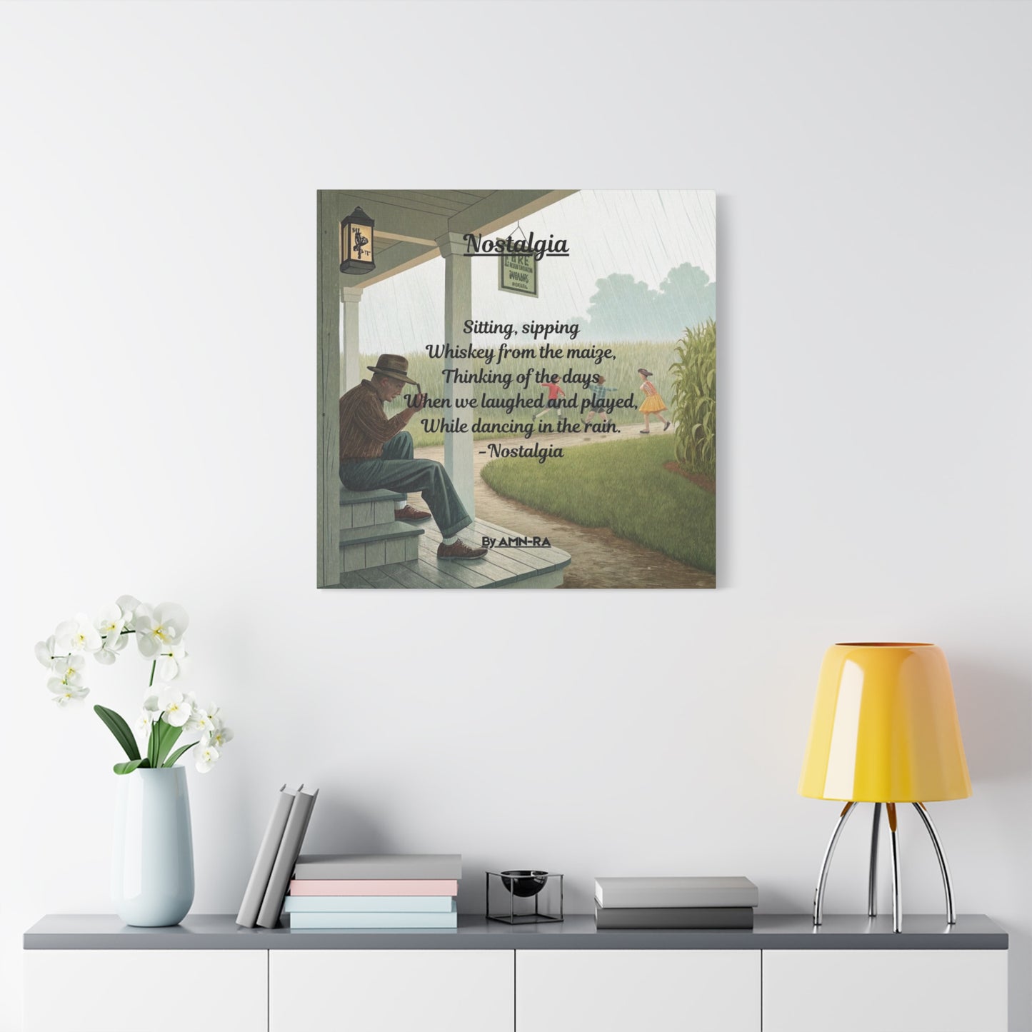 Canvas Poster - Full Color "Nostalgia" by AMN_RA