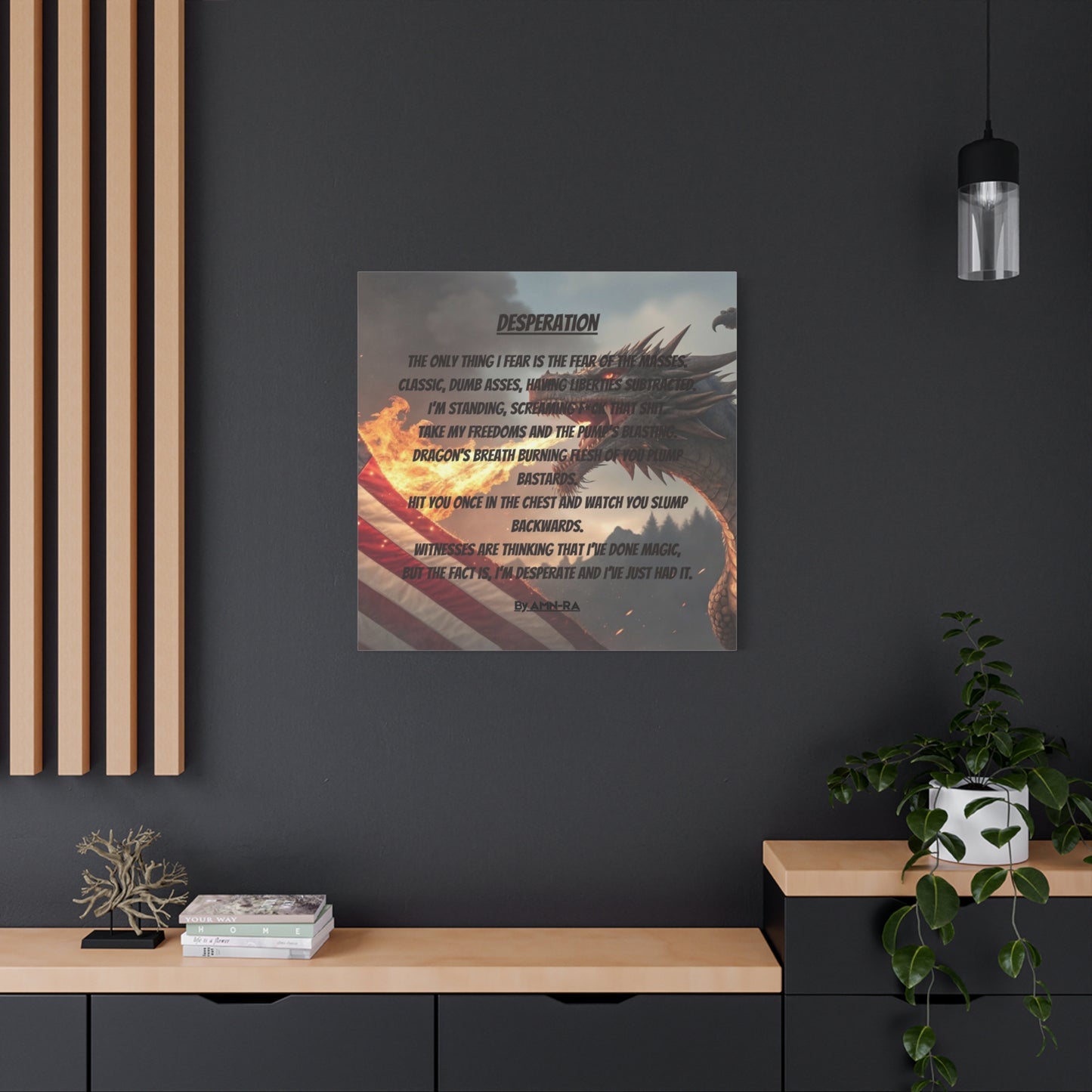 Canvas Print - Desperation By AMN-RA