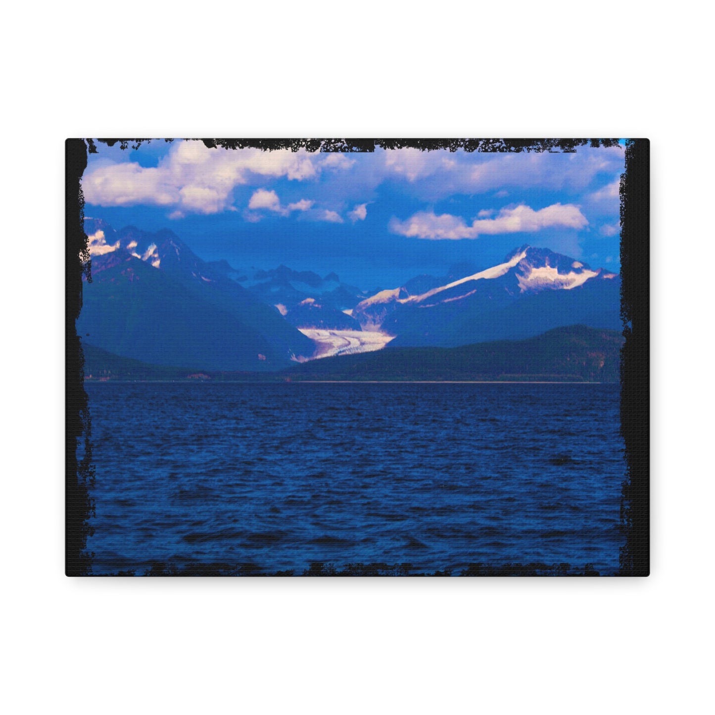 Canvas Print Distant Glacier Photography