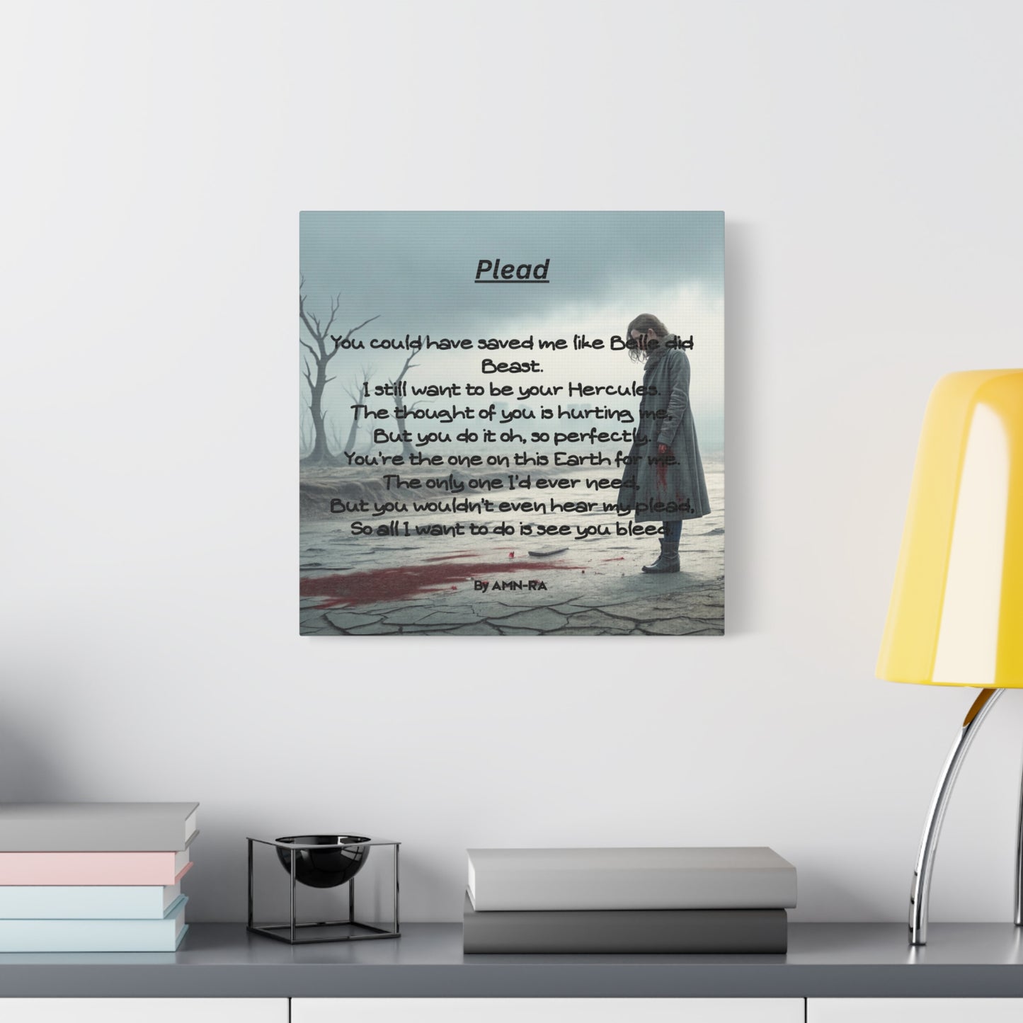 Canvas Poster - Full Color "Plead" by AMN_RA