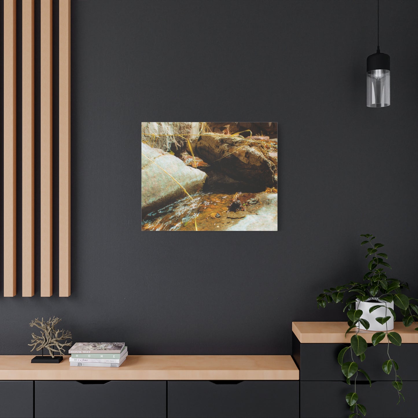 Canvas Print Lazy Log Photography