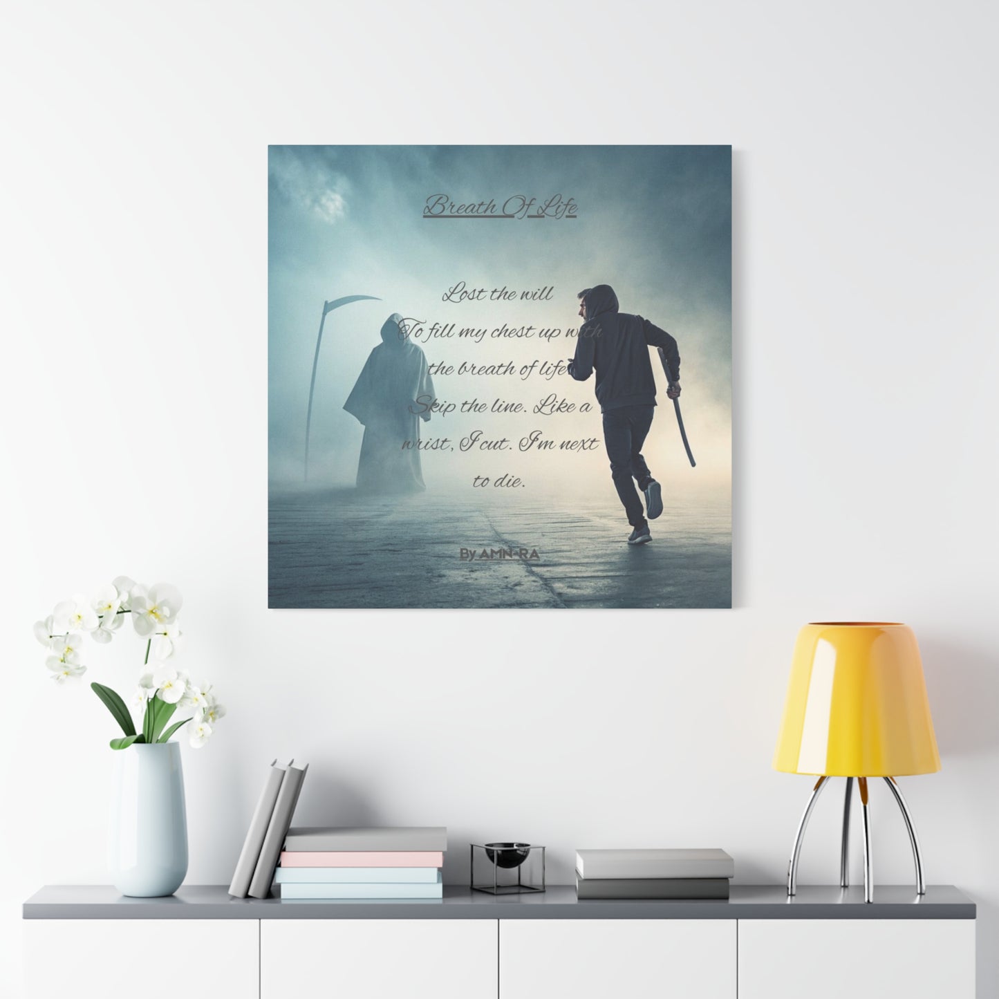 Canvas Poster - Full Color "Breath Of Life" by AMN_RA