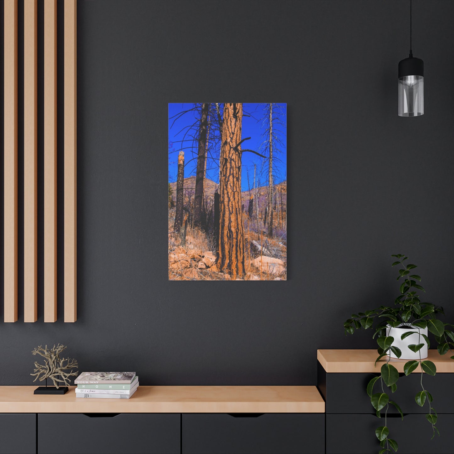 Canvas Print - Thunder Struck Tree Photo