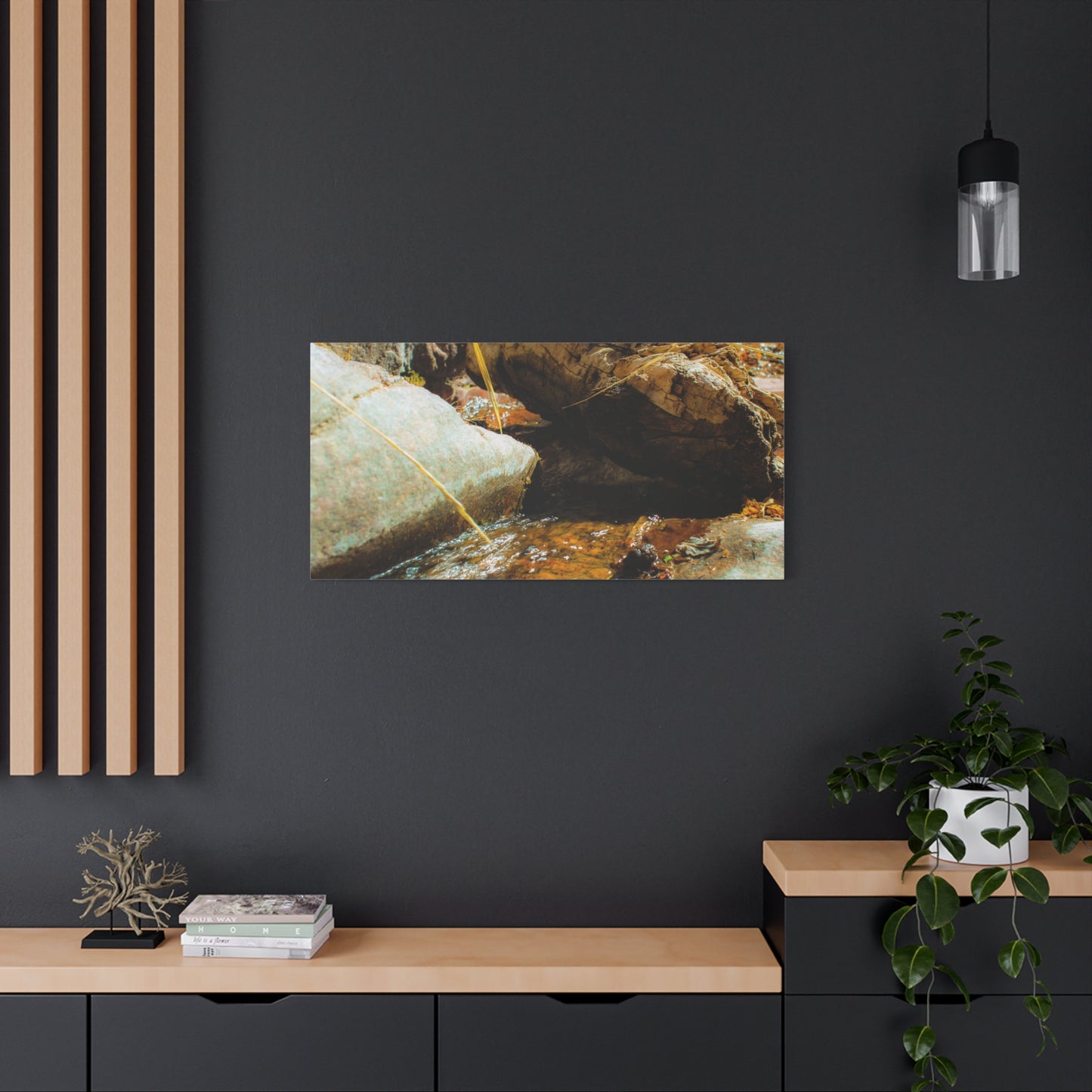 Canvas Print Lazy Log Photography